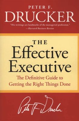  The Effective Executive: 경영의 미술을 구현하다!